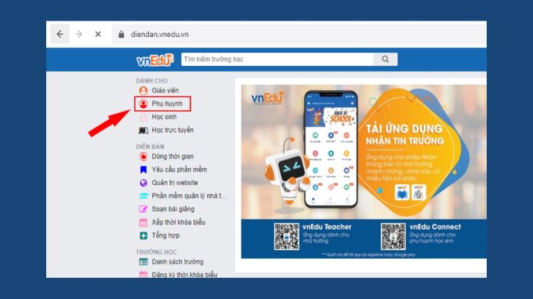 Vnedu tra cứu điểm