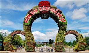 vuon hoa thanh pho da lat