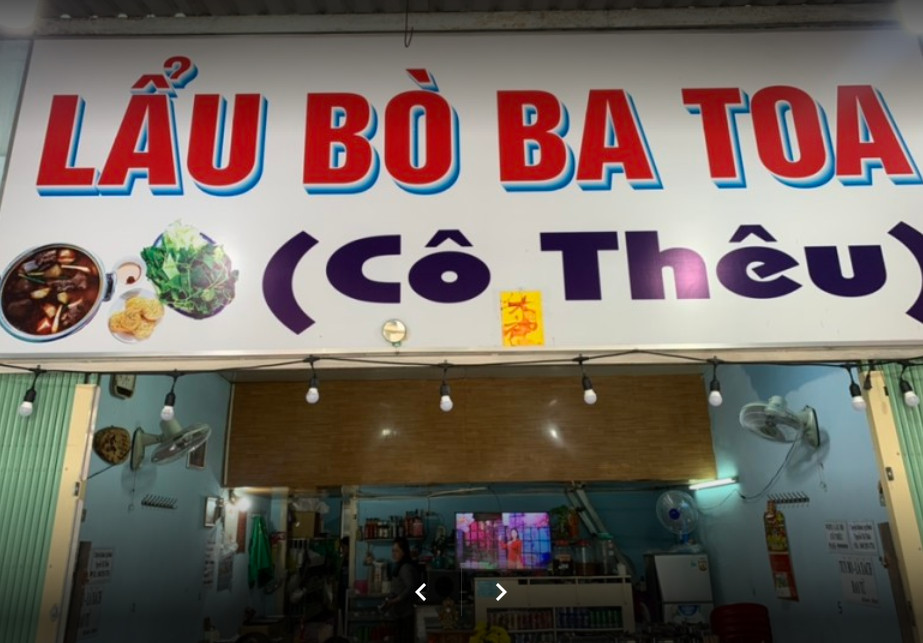 Lẩu bò ba toa cô Thêu